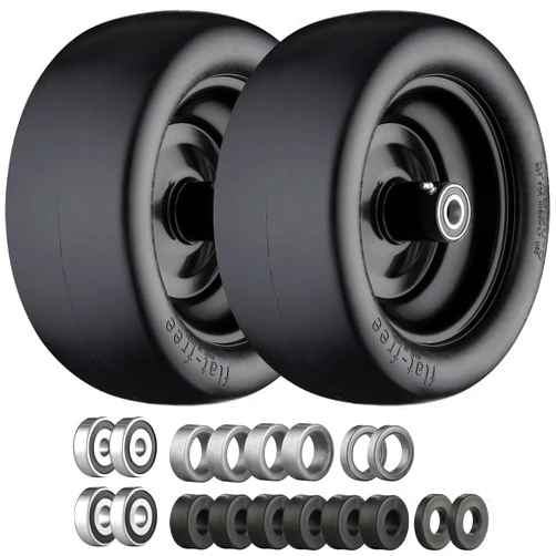 Cubesprings 13x6.50-6 Lawn Mower Tires, 13x6.50-6 Flat Free Zero Turn Front Tires with 3/4
