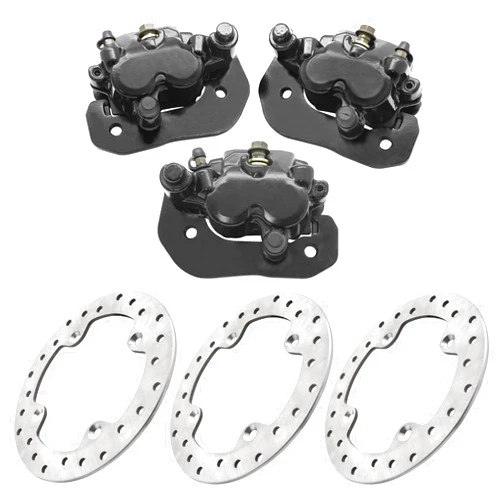 M MATI Front Left Right & Rear Brake Calipers for Can Am Outlander Renegade 1000 850 800 650 570 500 450 Max 6x6 705600862 705600861 705600859 705600999