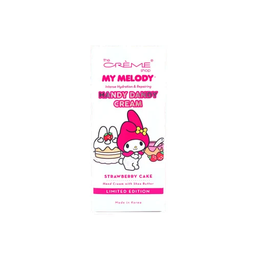 The Crème Shop Korean Cute Scented Pocket Portable Soothing Advanced Must-Have on-the-go x Sanrio Hello Kitty Handy Dandy Cream (Strawberry Cake)
