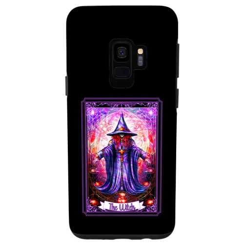 Enchanted Witchcraft Emporium Galaxy S9 Witchy Halloween Pastel Tarot Card Lover Design Case
