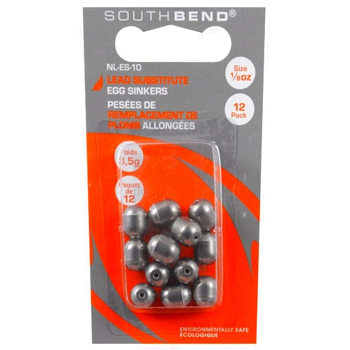 South Bend Non-Lead Egg Sinker - 1/8 oz.