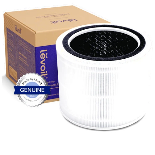 LEVOIT Core 200S Air Purifier Replacement Filter, 3-in-1 Filter, High-Efficiency Activated Carbon, Core 200S-RF, 1 Pack, White