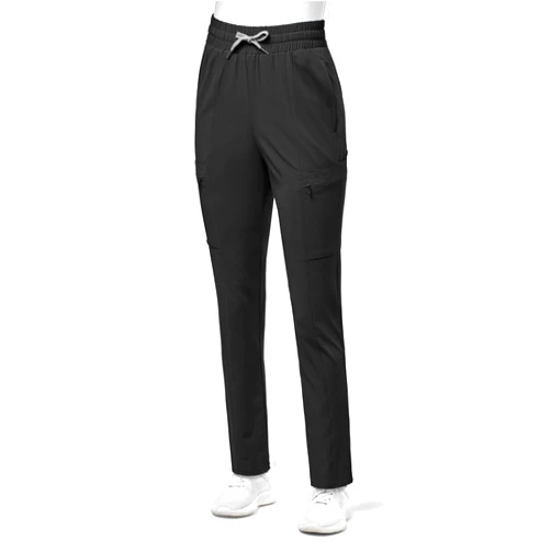 WonderWink Women's High Waist Slim Leg Scrub Pant