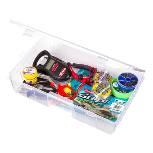 Flambeau Outdoors 7000R Fishing Tackle Box - Clear Double Deep Bulk Core Fishing Lure, Tackle and Gear Storage Box, Tuff Tainer Tackle Box Includes Zerust Anti-Rust Tab