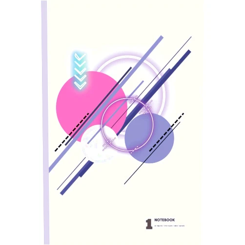 Abbigail Connell Notebook: Minimalist Abstract 1Notebook | 120 black and white pages | lined and dotted: Used to create flow charts, mapout business plans or projects
