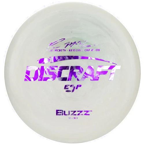 Discraft ESP Mini Buzzz Paul McBeth 6X Signature Series Disc Golf Accessory, ‎Colors May Vary