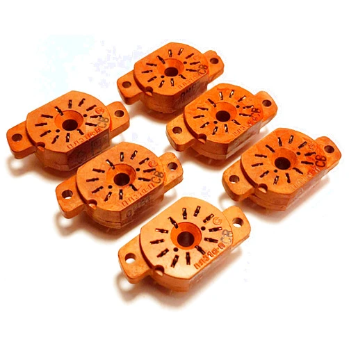 1UA Socket for Nixie Tubes Military Version IN-12A, IN-12B, IN-15A, IN-15B, IV-22, New 6 pcs