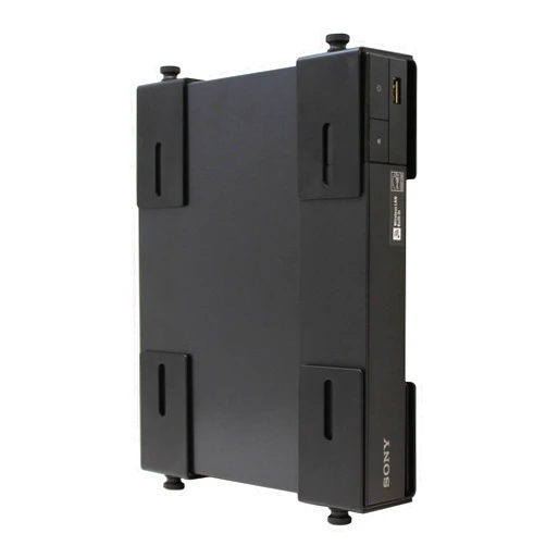 HumanCentric Adjustable Device Wall Mount, Cable Box Mount and Modem Mount, Adjustable Wall Mount for Small and Wide or Narrow Devices like Cable Boxes, Modems, DVD Players Mount on the Wall Behind TV