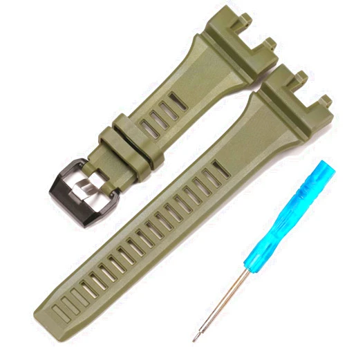 XBDSW Resin Strap Compatible with Casio GBA900 GBA-900 Watch Band Men's Sport Waterproof Rubber Replacement Bracelet Watch accessories