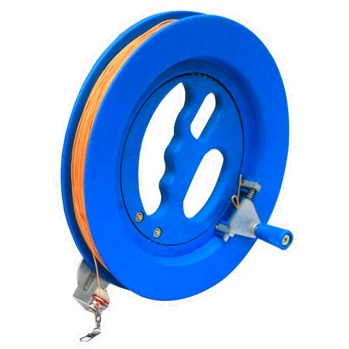 Glow Castle Kite Reel Winder Kite Line Kite String Winder Winding Reel Grip Wheel Professional Outdoor Kite Accessories Flying Tools of The Scroll Wheel Lock - Blue (8.5 inch)