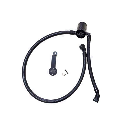 J&L Oil Separator Co. Oil Separator 3.0 Compatible with 2018-2025 3.6L Wrangler JL, 2020-2025 Gladiator Driver Side (Black)