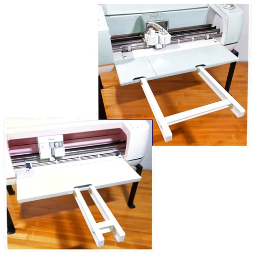 ONTEN Extension Tray Compatible with Cricut Maker3 and Explore Air3 Air2 Air,Cutting Mat Extender Support for Maker and Explore Air Series (White)