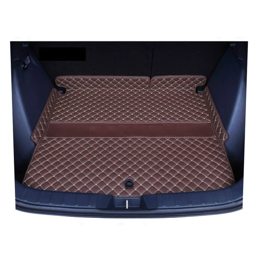 KXUIJXLC Custom Compatible with Changan UNI-T UNI T 2020 2021 Car Main Bottom Trunk Mat Interior Single Cargo Liner Protection Pad Carpet(Coffee)