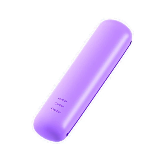 Bongpuda Large Travel Makeup Brush Holder,Silicone Portable Cosmetic Face Brush Case,Soft and Sleek Makeup Brush Pouch,Magnetic Anti-Fall Out,For Traveling and Business Trips (Violet)