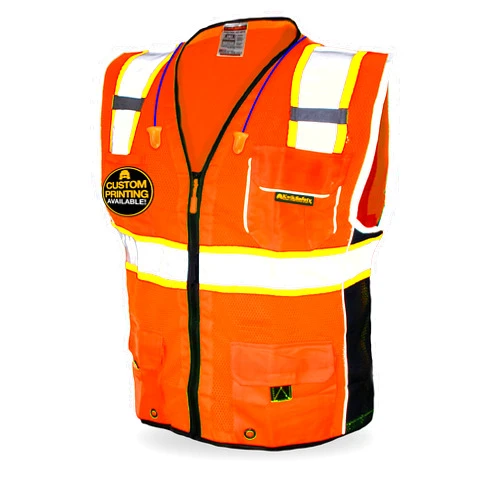 KwikSafety - Charlotte, NC - CLASSIC & SUPREME Safety Vest [Jumbo Pocket] Class 2 Work PPE ANSI Tested OSHA Compliant