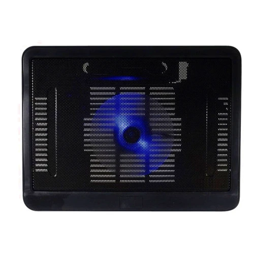 EEDSDLTQ 1PC Black Ultra Thin Laptop Cooling Pad Adjustable Stand Notebook Ventilation Fan USB Computer Bracket Cooler
