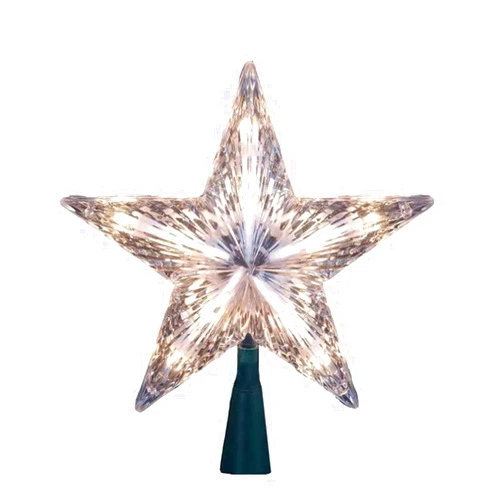 Kurt S. Adler Kurt Adler Star Treetop 10-Light Set, 7-Inch, Clear