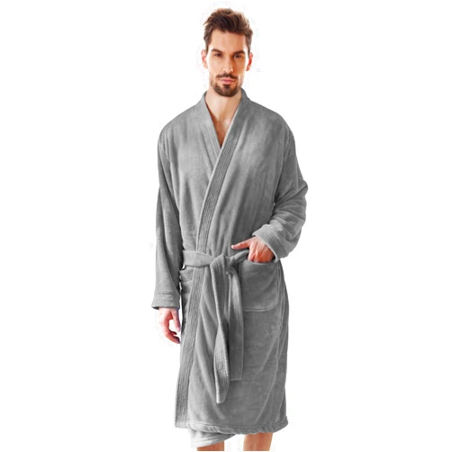 PJGGZ Towel Robe for Men - Ultra-Absorbent Soft Quick Dry Towel Bathrobe Kimono for Shower, Spa & Hotel