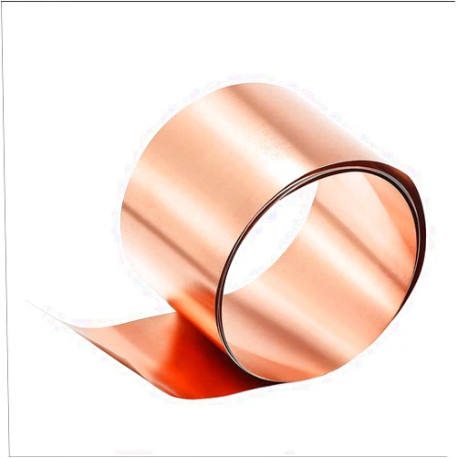 Yountiger Pure Copper Sheet Roll 24Gauge 26Gauge 28Gauge Thickness 2mm Width 2 in Length 1000mm (1, 26Gauge X Width 4