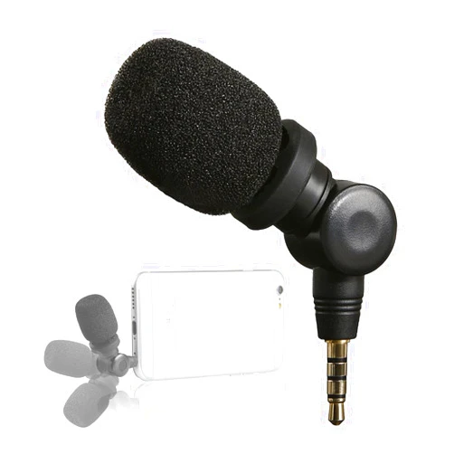 Saramonic SmartMic Mini Condenser Flexible Microphone for Smartphones,Vlogging Microphone for iPhone and YouTube Video, Mic for iOS Apple iPhone iPad and Android Phone