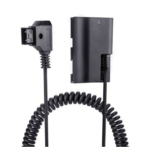 FOMITO LPE6 DR-E6 Dummy Battery to D-tap for V-Mount BP Battery, for Canon EOS 5DS, 5DSR, 5D Mark II, 5D Mark III, 5D Mark IV, 60D, 60Da, 6D, 70D, 7D, 7D Mark II, 80D