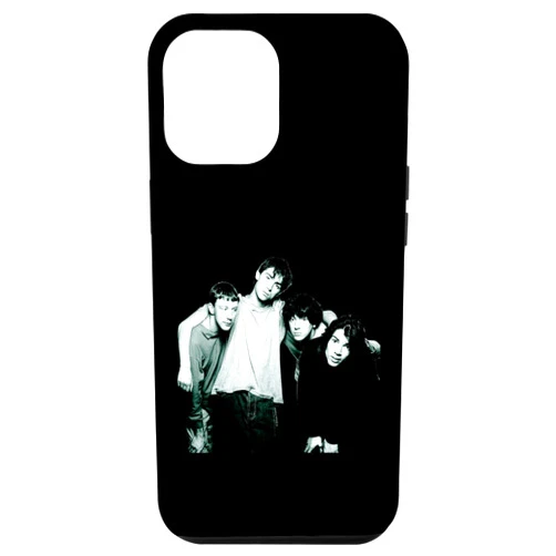 Simon Fowler Photography iPhone 15 Pro Max Britpop Band Blur B&W Portrait By Simon Fowler Case
