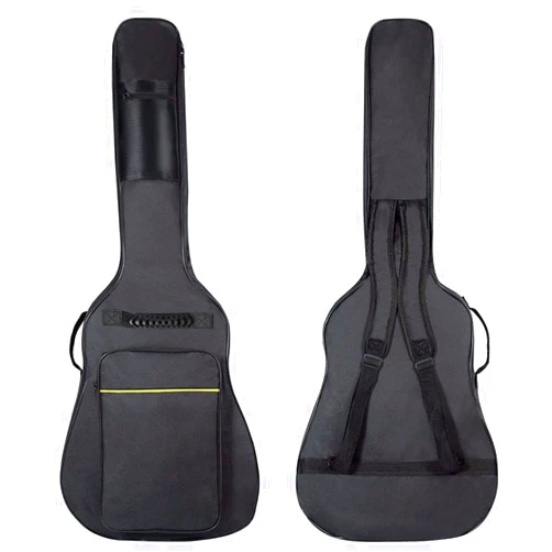 A young store Guitar Bag, 38 40 41 inch Guitar Gig Bag, Electric Guitar Case, Waterproof Oxford Electric Guitar Gig Bag with Thick Padding, Two Pockets, for Acoustic Classical Guitar, Ukulele, Bass Guitar