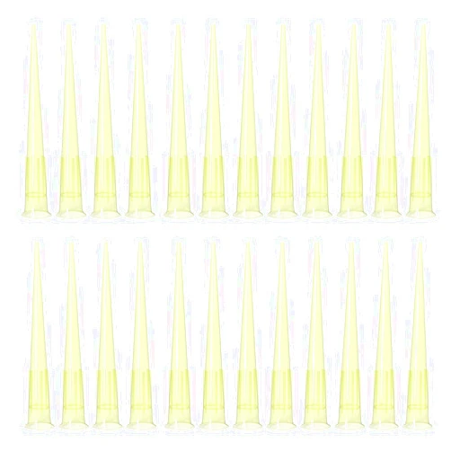 ONiLAB Pipette Tips 200 UL 1000 PCS Clear Yellow Laboratory Universal Plastic Liquid Pipettor Tips Polypropylene (PP) Autoclavable, 200uL(1000PCS)