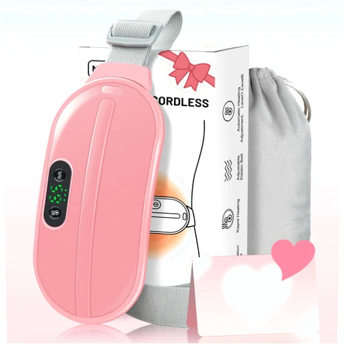 MAGIEREVE Portable Heating Pad for Period Cramps - USB C Cordless Fast Heating Pad, Christmas Birthday Winter Gifts for Women Girls, Menstrual Electric Heating Pad, Waist Belt Warmer Back Massager with Heat