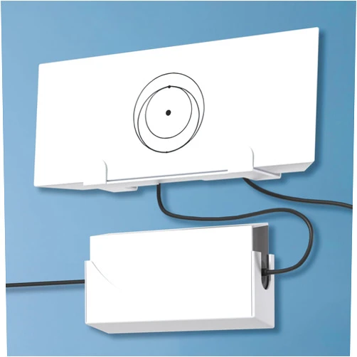PUUUCI Starlink Gen 3 Wall Mount Set - New Upgraded Metal Sturdy Mounting Bracket Holder Designed for Starlink Gen 3 Router and Power Supply