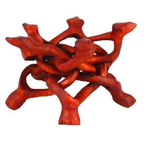 AzureGreen Wood Cobra Crystal Ball Stand