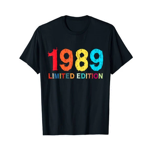 Geburtstagsgeschenk Damen Herren 1989 Geschenkidee 35. Geburtstag Mann Frau 35 Jahre 1989 Deko Lustig Geschenk T-Shirt