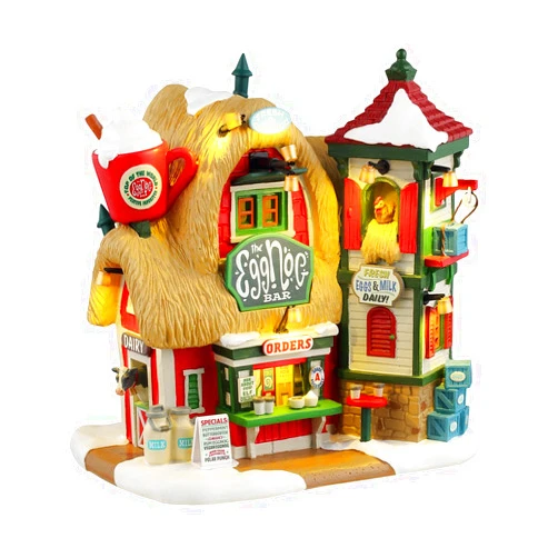 Lemax The Eggnog Bar, Battery Operated (4.5V) #45263