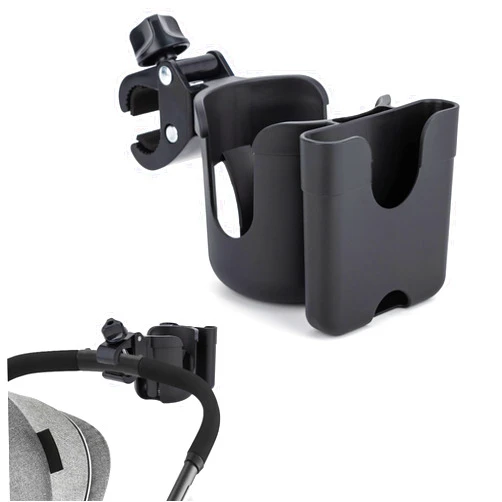 Vekniqo Cup Holder for Stroller Compatible with Evenflo with Phone Holder,Wagon Accessories Compatible with Evenflo,Black