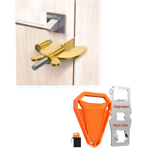 WINCHY Portable Door Lock Home Security Hotel Door Locks and Door Latch for Travelers Security- Extra Lock from Inside for Home Safety Visit The WINCHY Store