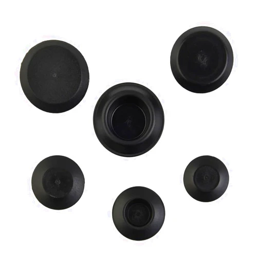AWAYDD [Replacement] 60Pcs Flush Mount Black Plastic Hole Plug Assortment Auto Black Plastic Hole Plug Body Sheet Metal Buckle Car Accessories