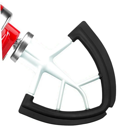 Mttobo Flex Edge Beater for KitchenAid 4.5/5 QT Tilt Head Stand Mixer Fits 4.5-5 Quart Bowls,With Silicone Edges For Kitchen Aid Accessories and Attachments,Black