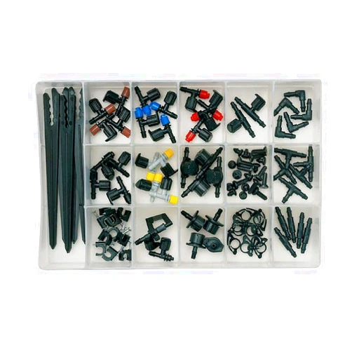 Orbit 69500 92-Piece Drip Irrigation Assortment Kit, Black