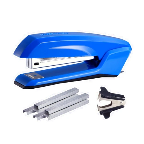 Bostitch Office Ascend 3 in 1 Stapler Value Pack, 20 Sheet Capacity, Includes 5000 Staples, Integrated Remover & and Extra Staple Remover, Staple Storage Compartment, Assorted Colors (Colors May Vary)