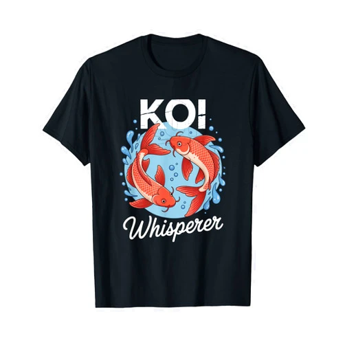 Cute Japanese Sea Animal Pet Love Carp Designs Koi Fish Men Women Cool Koi Whisperer design T-Shirt