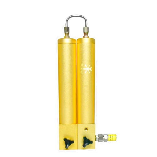 TUXING 30Mpa High Pressure Air Filter External Oil-Water Separator Two Stage Filtration for Air Compressor Air Pump Scuba Diving 286mm*100mm
