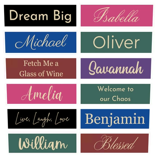 TRUE STOCK STUDIOS Personalized Custom Wood Name Sign, Nursery Decor, Baby Name Signs, Custom Wood Signs, Wedding Signs, Baby Room Decor, Wooden Letters, Choice of Size, Colors and Fonts | True Stock Studios