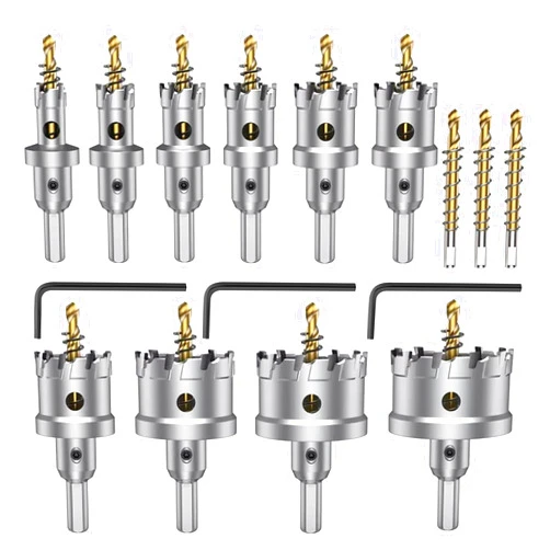 AIMLENTOOL 16Pcs TCT Hole Saw Kit, 5/8