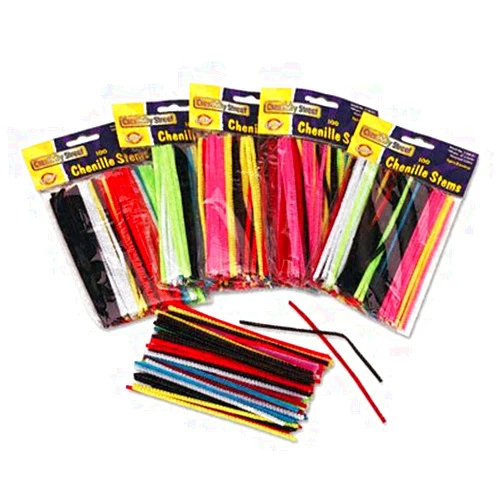 Chenille Kraft Chenillekraft 710001 Classroom Art Projects Stem - 6 X 0.16 - Assorted