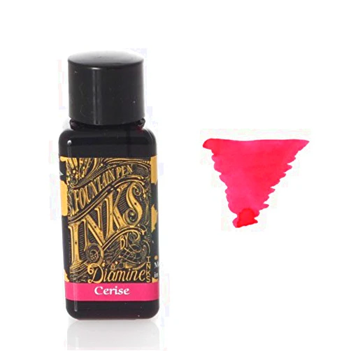 Diamine 30 ml Bottle Fountain Pen Ink, Cerise