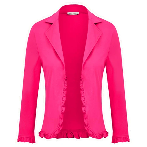 GRACE KARIN Women Business Casual Cropped Blazer Jacket Open Front Cotton Cardigan