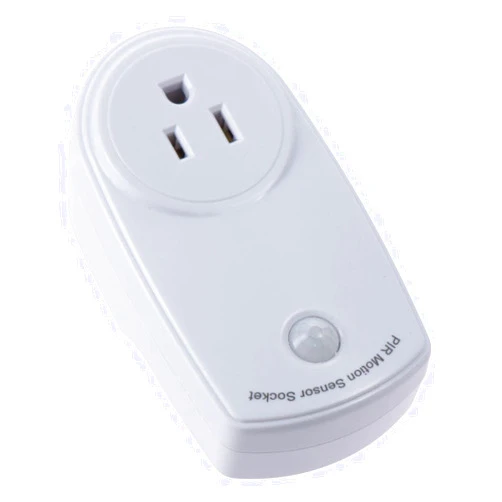 Urjumpea Motion Sensor Switch, Motion Sensor Light Socket Human Infrared Induction Outlet and American Standard Plug