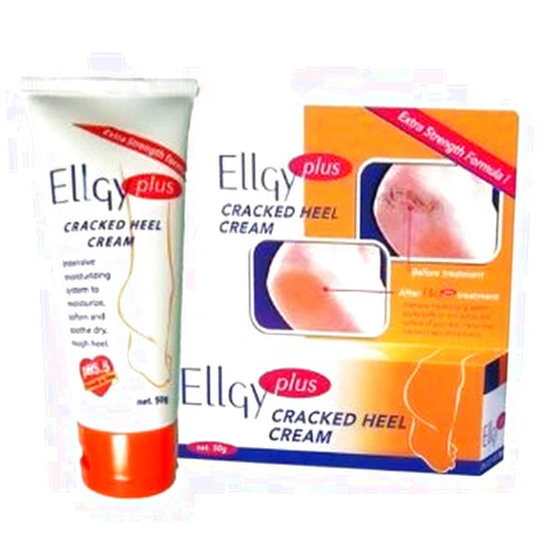 Ellgy Plus Cracked heels Cream - FOR rough Dry foot feet - 50g by Ellgy