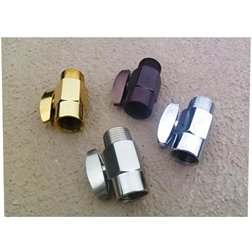 Supershowers.com Brass 100% Shut Off Valve for Shower Head (Chrome)