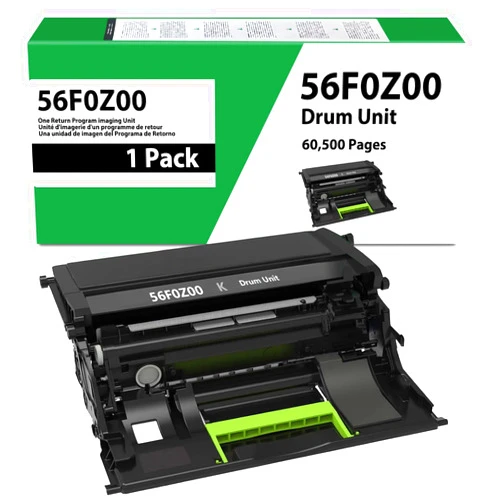 EUVIVI Remanufactured 56F0Z00 Drum Unit Replacement for Lexmark 56F0Z00 56F0ZA0 60,500 Pages for MS321 MS421 MS521 MS621 MS622 MX321 MX421 MX522 MX622 MB2328 MB2442 XM1242 XM1246